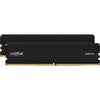 Crucial 32 gb ddr4-3200 (2x 16 gb) dual-kit werkgeheugen (zwart, cp2k16g4dfra32a, pro, xmp 2.0 )
