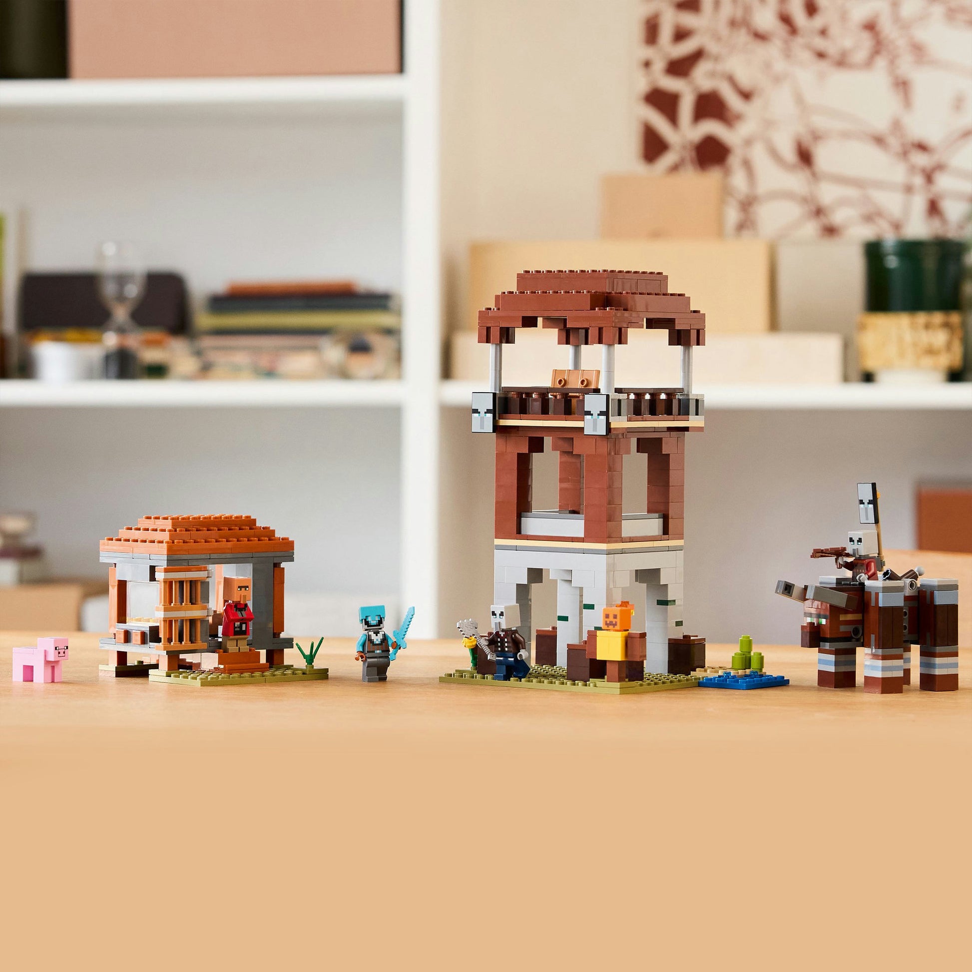 HOPPE LEGO 21278 Minecraft Il looter buitenpost e distrugge