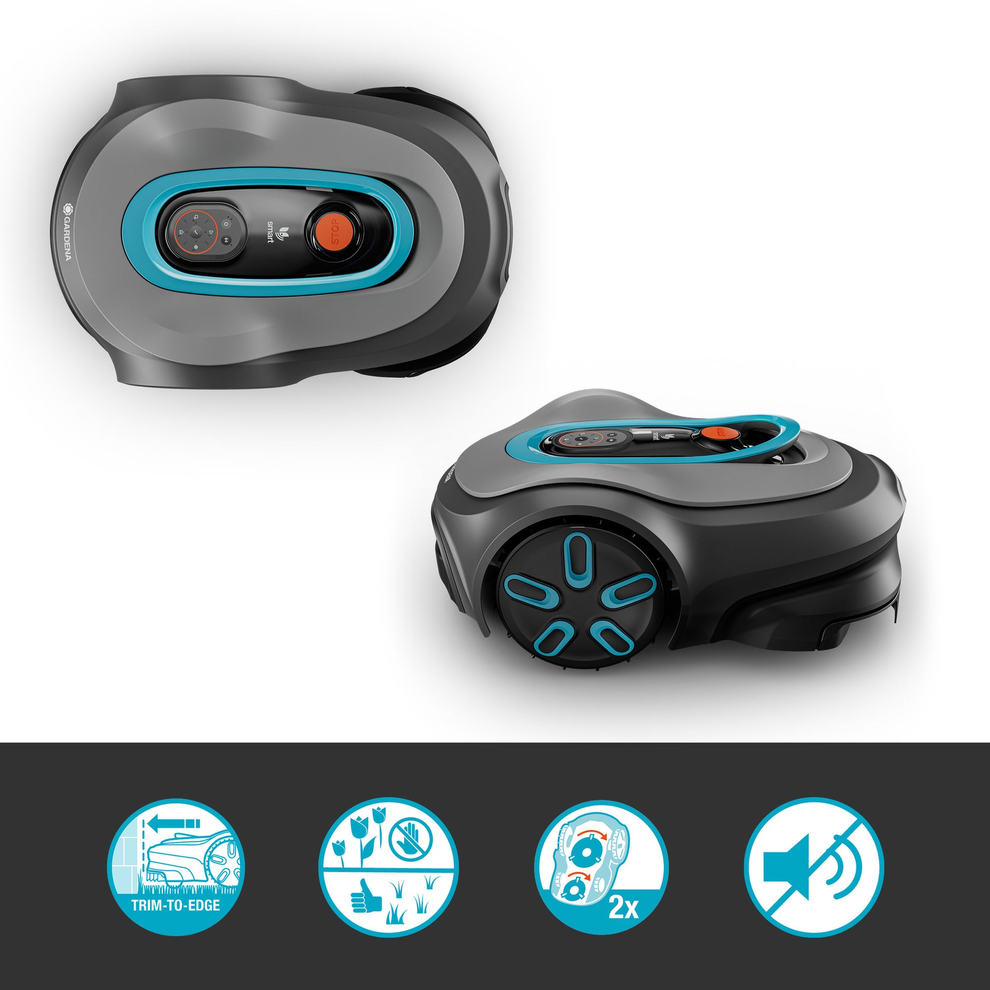 Gardena robotmaaier sileno max 1200 m² (zwart, laadstation inbegrepen)