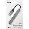 Confiar en Halyx Aluminum 4-puerto Mini USB Hub