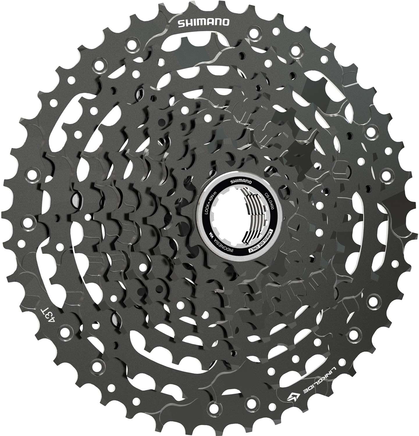 Shimano Cassette Segnali 11V 11-45T CS-LG400 NERO