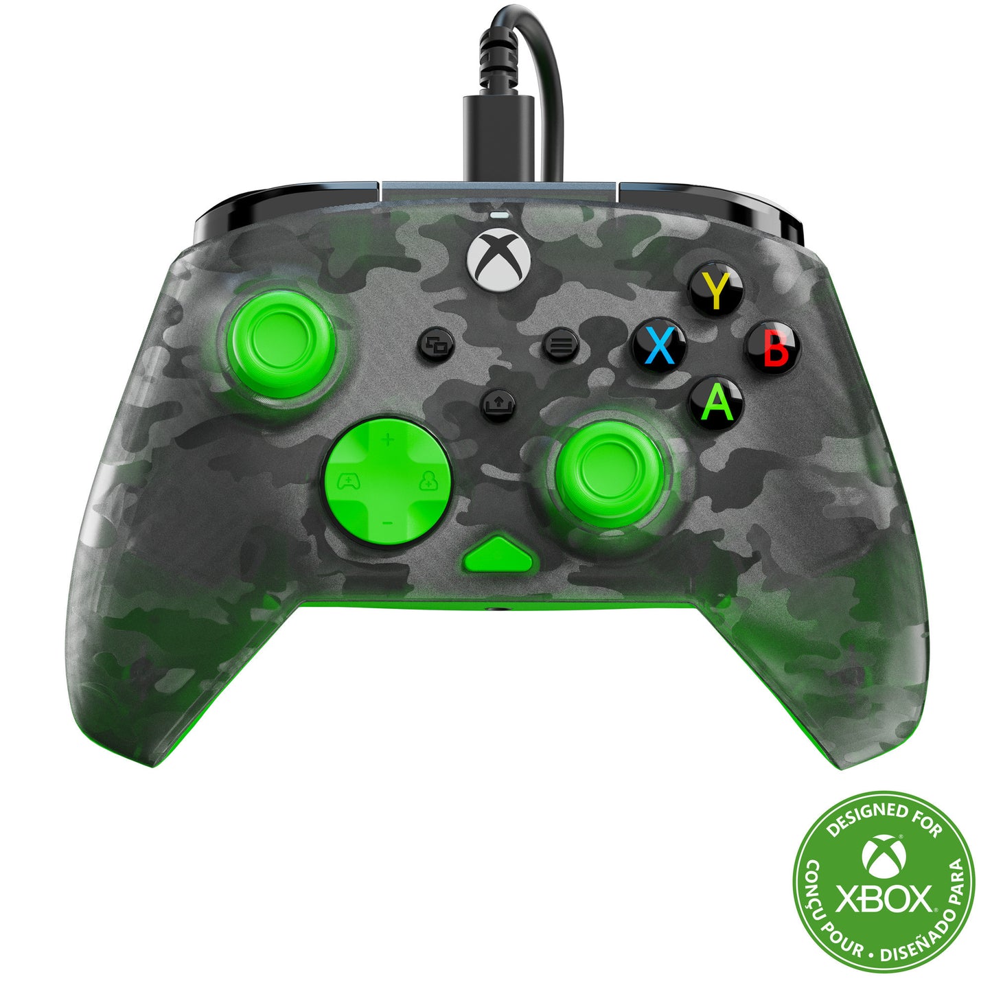 Controller cablato Turtle Beach Rematch Core (Nero Verde, Xbox Series X|S, Xbox One, PC)