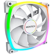 Montech ax140 fan pwm rgb case fan (wit, 140 x 140 x 25 mm) - afbeelding 2