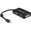 Delock Mini DisplayPort all'adattatore VGA HDMI DVI