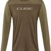 Cube round neck pro tm - maillot mtb manga larga