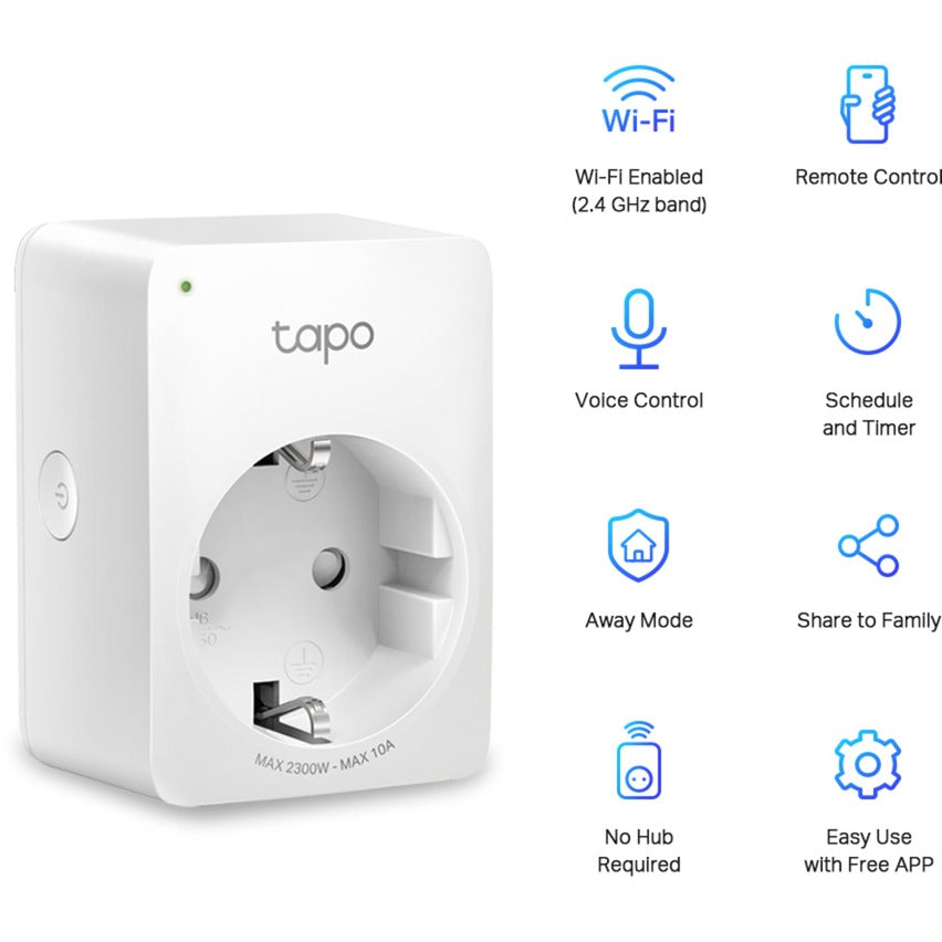 TP-Link TAPO P100 Mini Presa Wifi (confezione da 4)