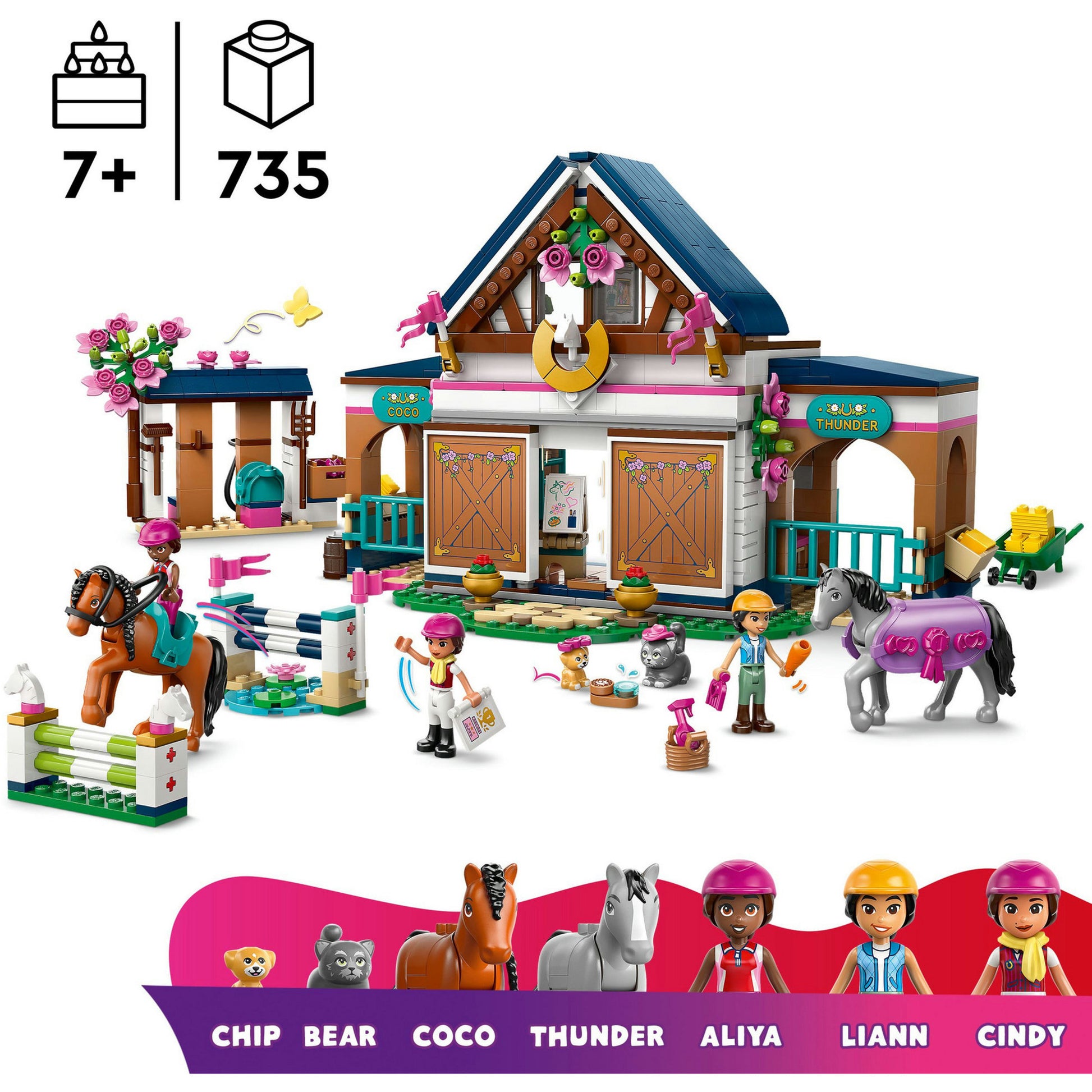 Lego friends 42688 establo de caballos y escuela de equitación