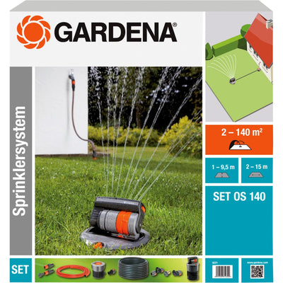 Set da giardina con sistema operativo spruzzatore girevole affondato 140