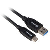 Sharkoon usb 3.1 gen 2-a > usb-c kabel (zwart, 1 meter)