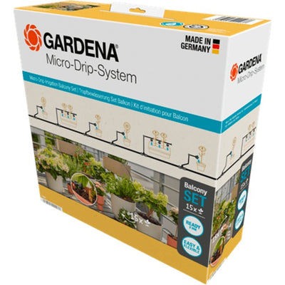 Set di balconi di rimozione di micro-drip di gardena (15 piante)