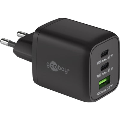 Charger SNELL USB-C Goobay Nano (65 W) e cavo tessile USB-C