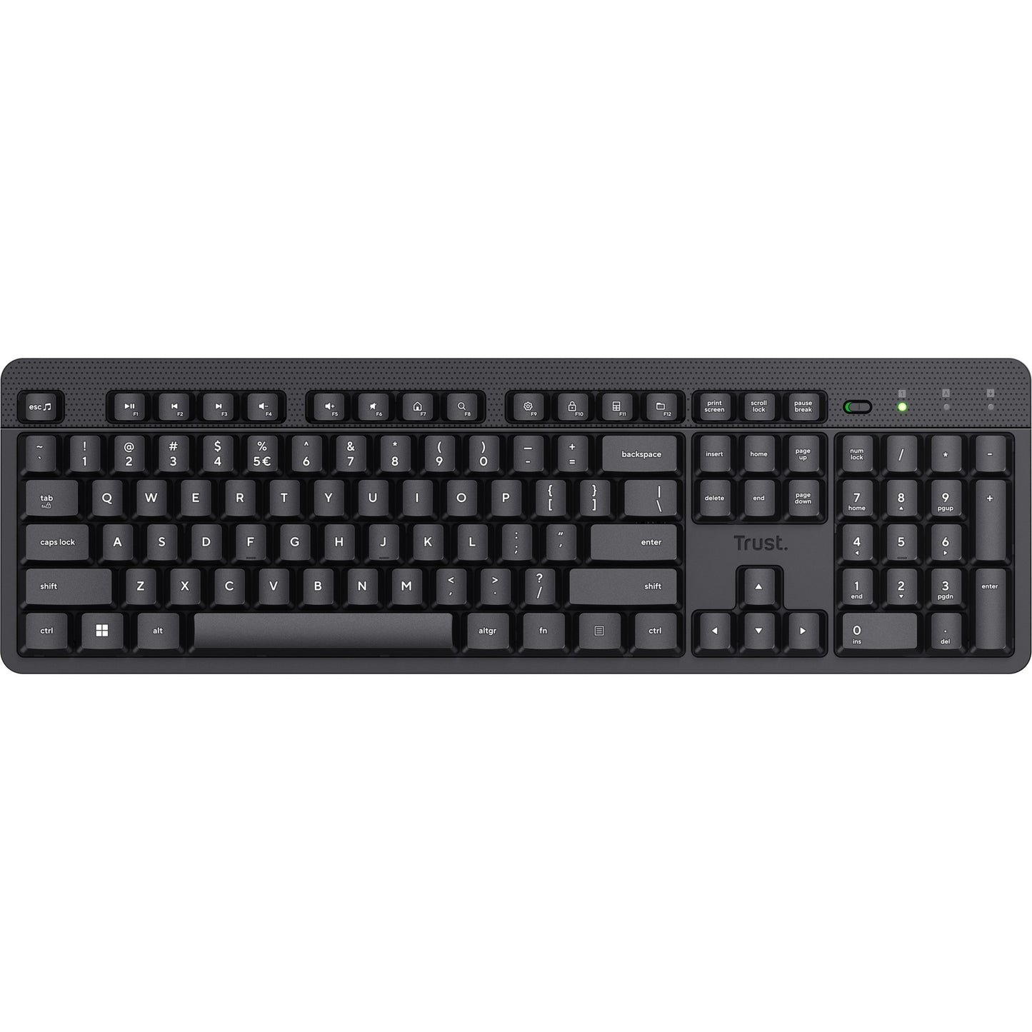 Confiar en el teclado inalámbrico silencioso