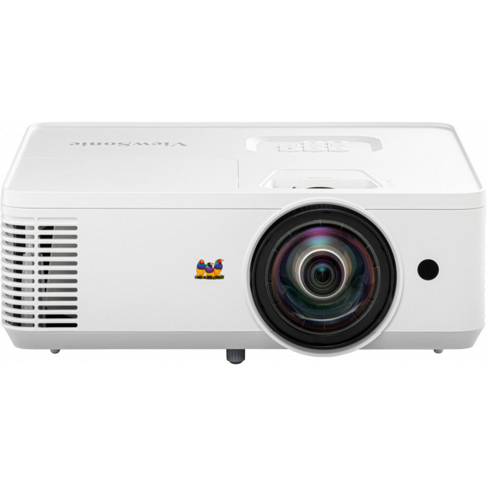 Viewsonic ps502w wxga short throw dlp-projector (wit, 4000 ansi lumen, voor zakelijk gebruik en onderwijs)