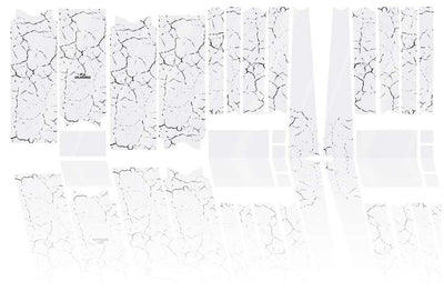 Unleazhed unscratch - pellicola protettiva per telaio gravel bike bpg01 frammento nero