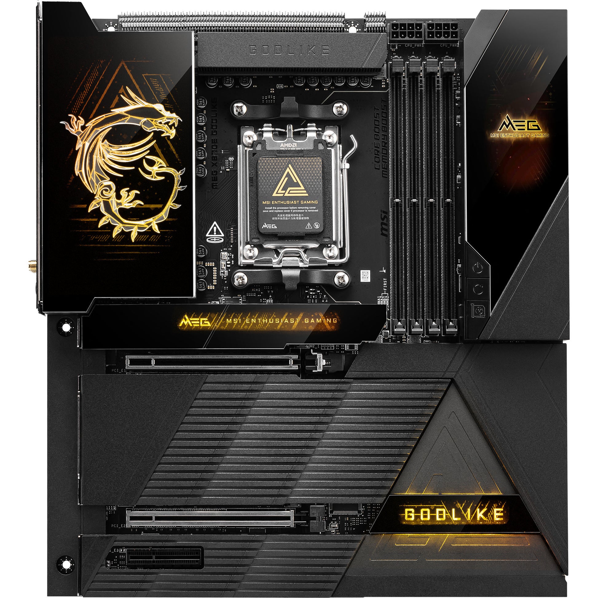 Placa base Msi Meg X870e Godlike Socket AM5 (LAN 5GB, LAN 10GB, WLAN, BT, Sonido, ATX)