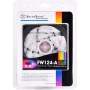 Silverstone sst-fw124-argb 120x120x15 case fan (zwart wit, 120 x 120 x 15 mm, pwm) - afbeelding 10
