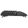 Trust Keyra wireless ergonomic keyboard (black, US layout, Bluetooth 2.4G USB)