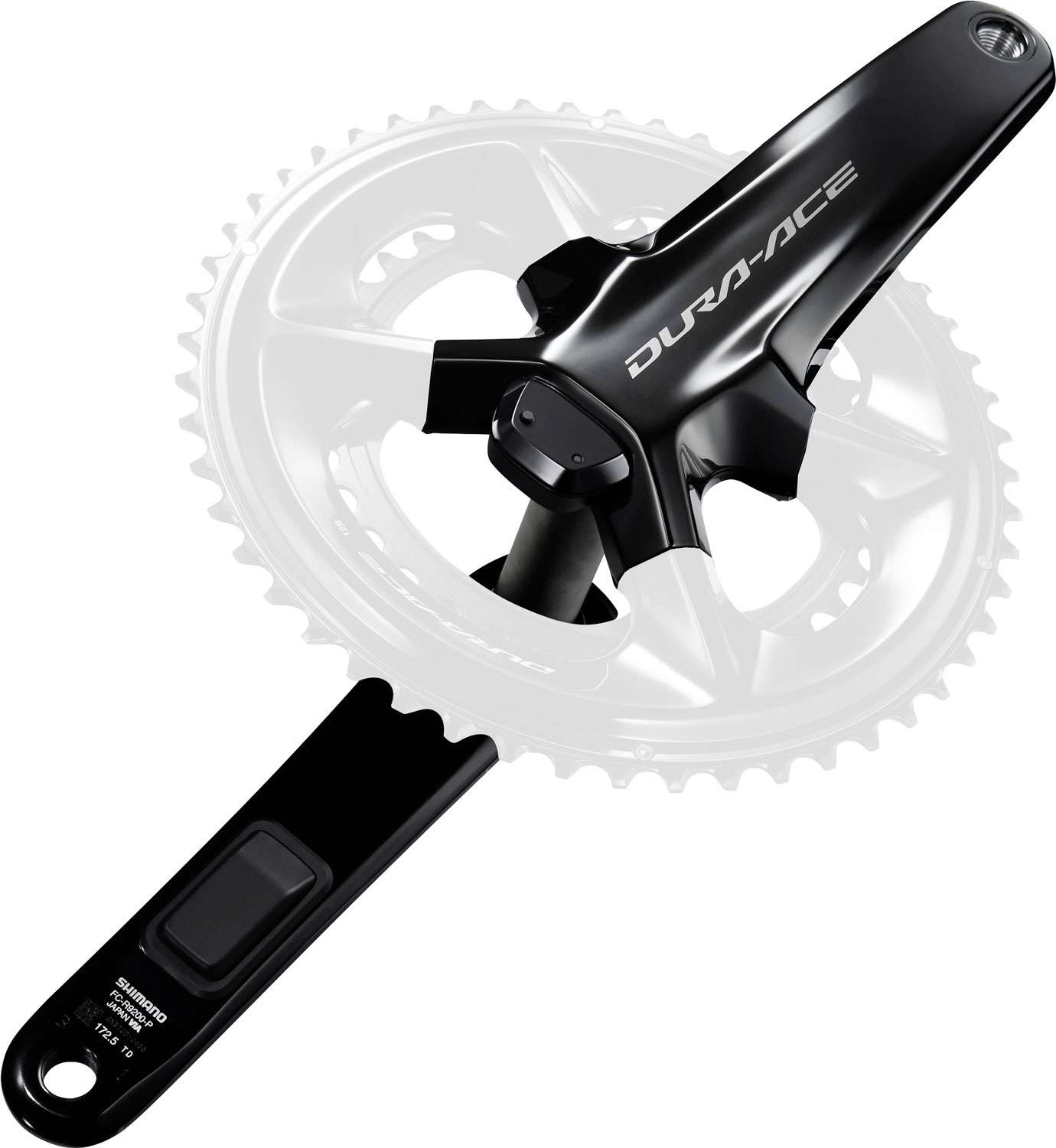 Manivela con medidor de potencia Shimano Dura Ace FC-R9200-P de 12 velocidades sin plato