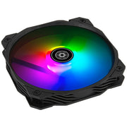 Silverstone shark force 160 argb case fan (zwart, 160 x 160 x 25 mm, pwm) - afbeelding 4