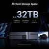 Ugreen nasync dxp480t plus (gris, WiFi, 1x 10GBE, HDMI, Thunderbolt 4 (40 GB s))