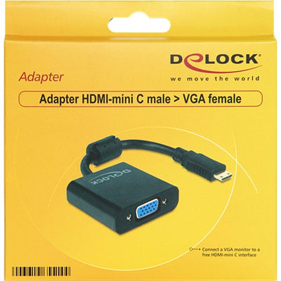 Delock Mini Hdmi-C (macho)> VGA (hembra)