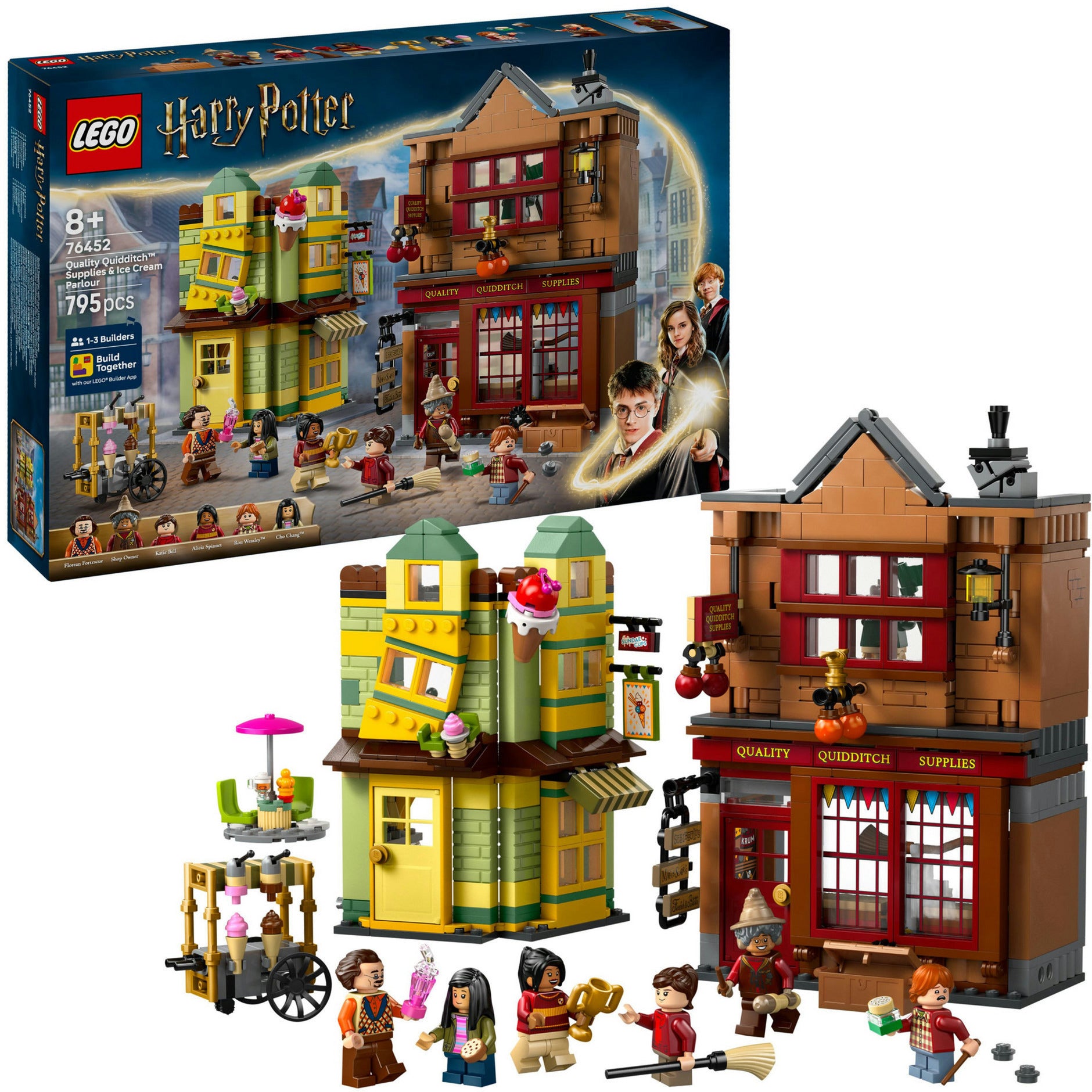 LEGO 76452 Harry Potter Zwik venda zwerkbalpaleis y helado