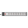 Brennenstuhl premium-line 19 stekkerdoos 8-voudig stekkerdoos (zwart lichtgrijs, 3 meter)
