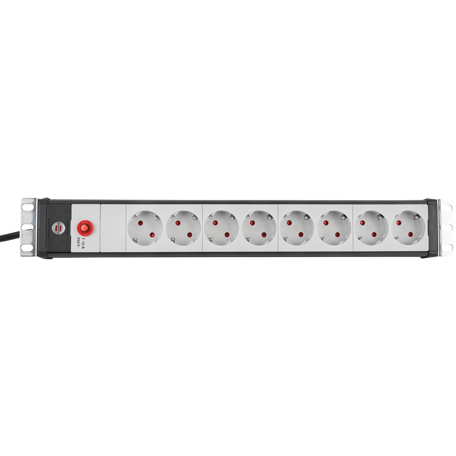 Brennenstuhl premium-line 19 stekkerdoos 8-voudig stekkerdoos (zwart lichtgrijs, 3 meter)