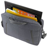 Case logic huxton attaché 15,6 laptoptas (grijs) - afbeelding 4