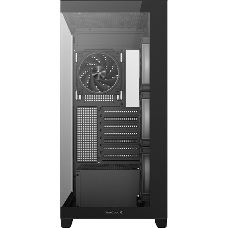 Custodia midi tower Deepcool CG580 4f v2 (nero | 2x USB-A | 1x USB-C | RGB | vetro temperato)
