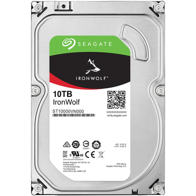 Ironwolf di Seagate, disco rigido da 10 TB (ST10000VN000, SATA 600, 24 7)
