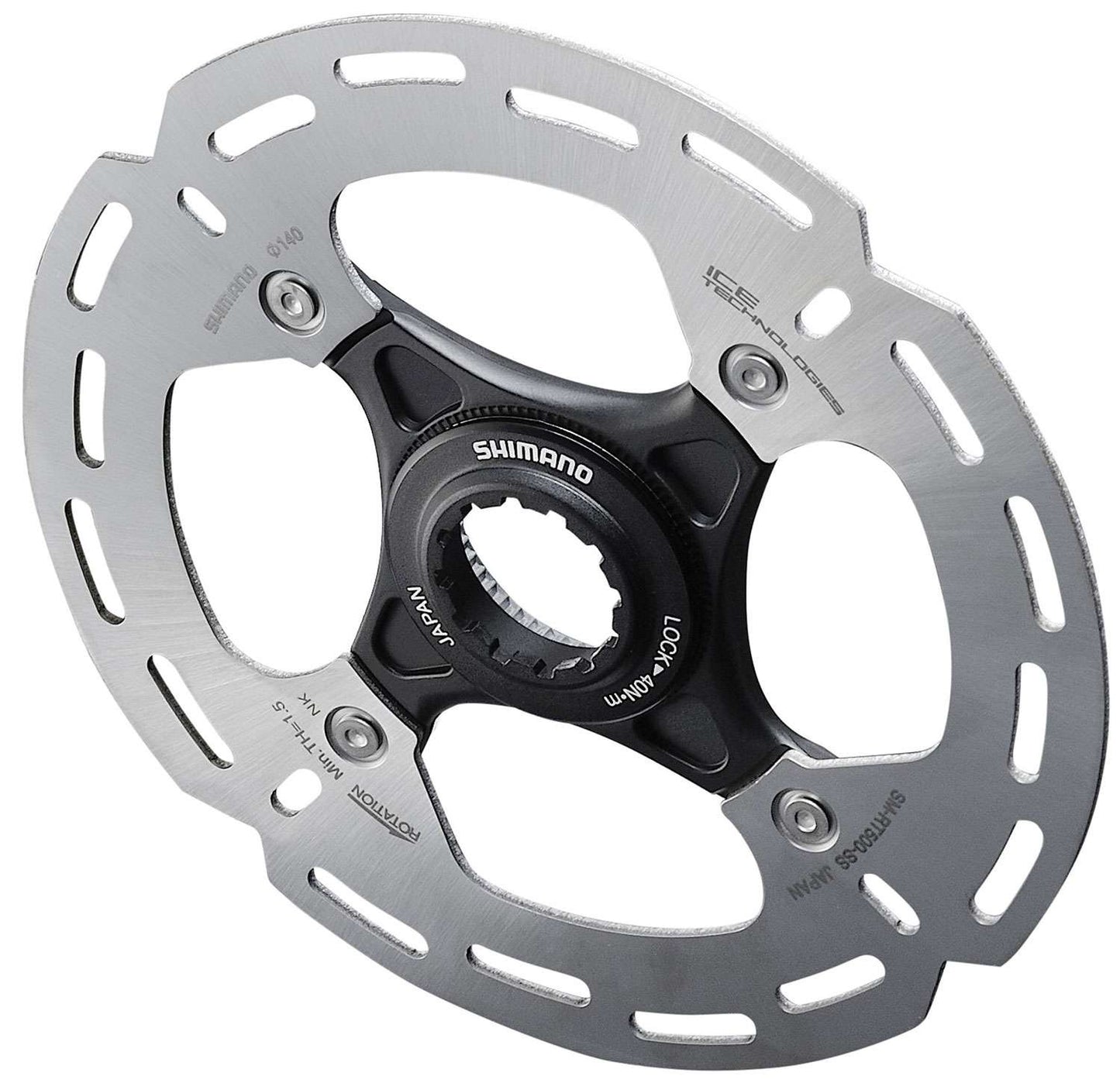 Rotor de disco Shimano metrea sm-rt500 con bloqueo central