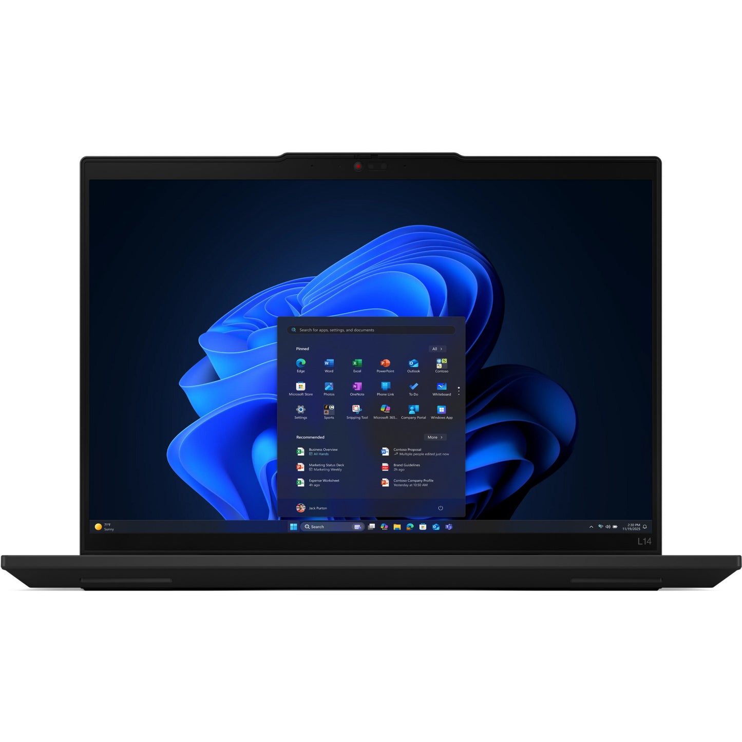 Laptop Lenovo thinkpad l14 gen 6 (21s6002dmh) 14 (nero | core ultra 7 255u | grafica intel® | 16 GB | SSD da 512 GB)
