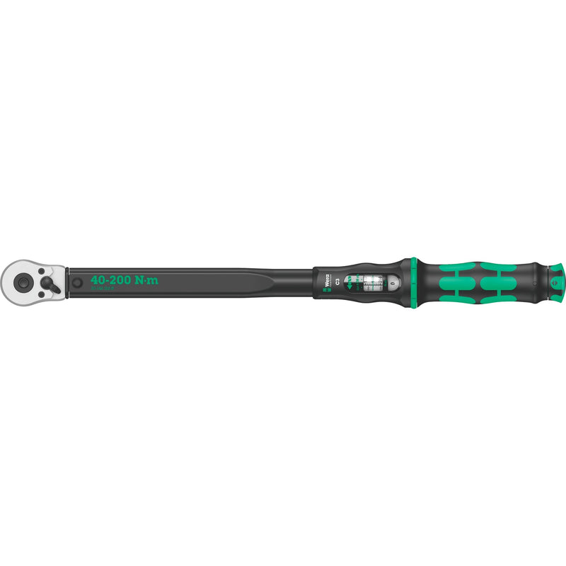 Wera click-torque c 3 draaimomentsleutel met omschakelratel (zwart groen)
