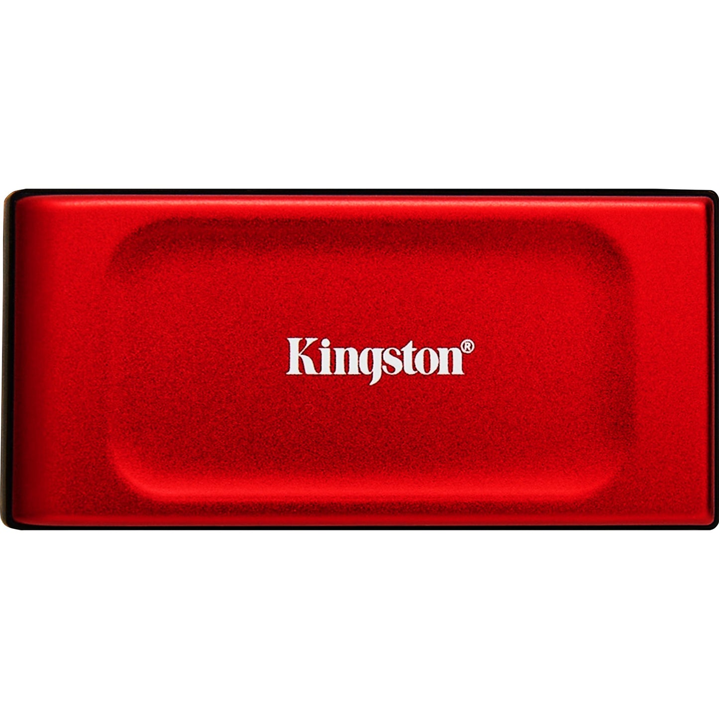 Kingston xs1000 portable 2 tb externe ssd (rood zwart, sxs1000r 2000g, usb-a 3.2 (10 gbit s))