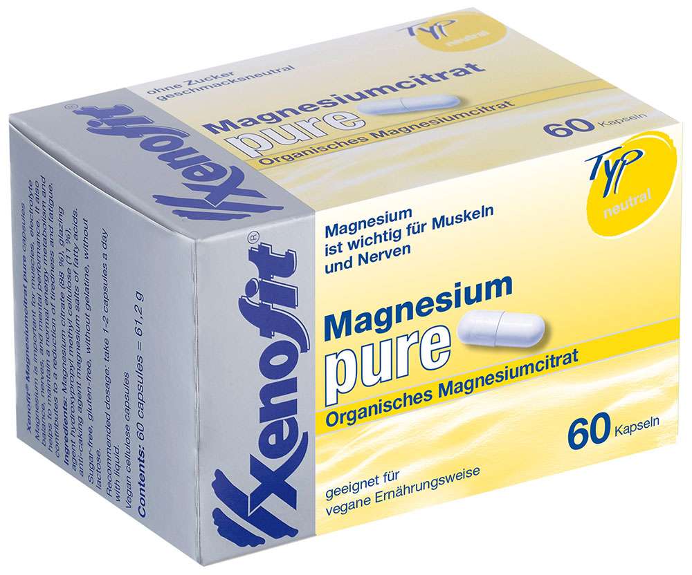 Xenofit magnesio puro 60 cápsulas