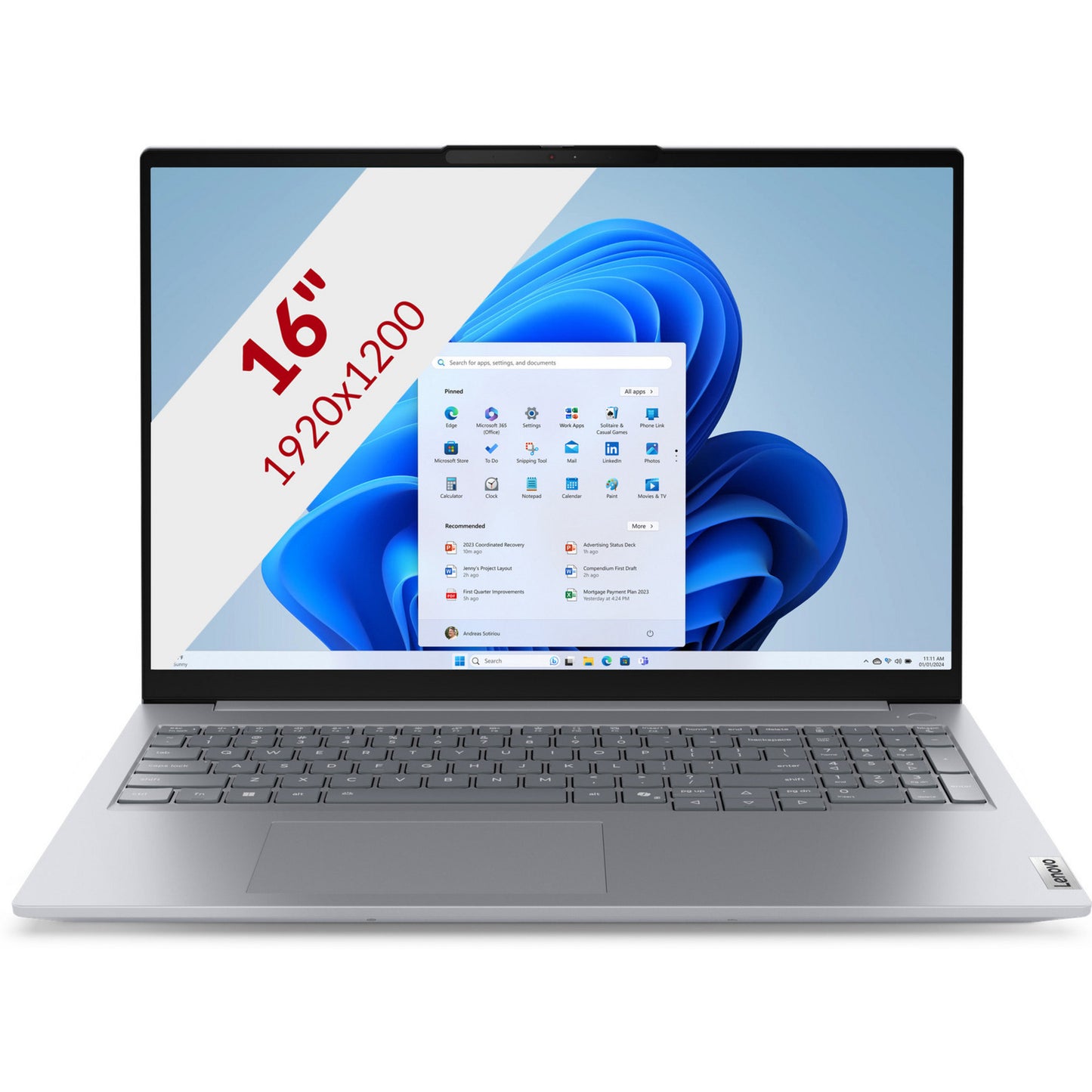Laptop Lenovo thinkbook 16 g8 irl (21sh00g0mh) 16 (grigio | core i5-13420h | grafica uhd | 16 GB | SSD da 512 GB)