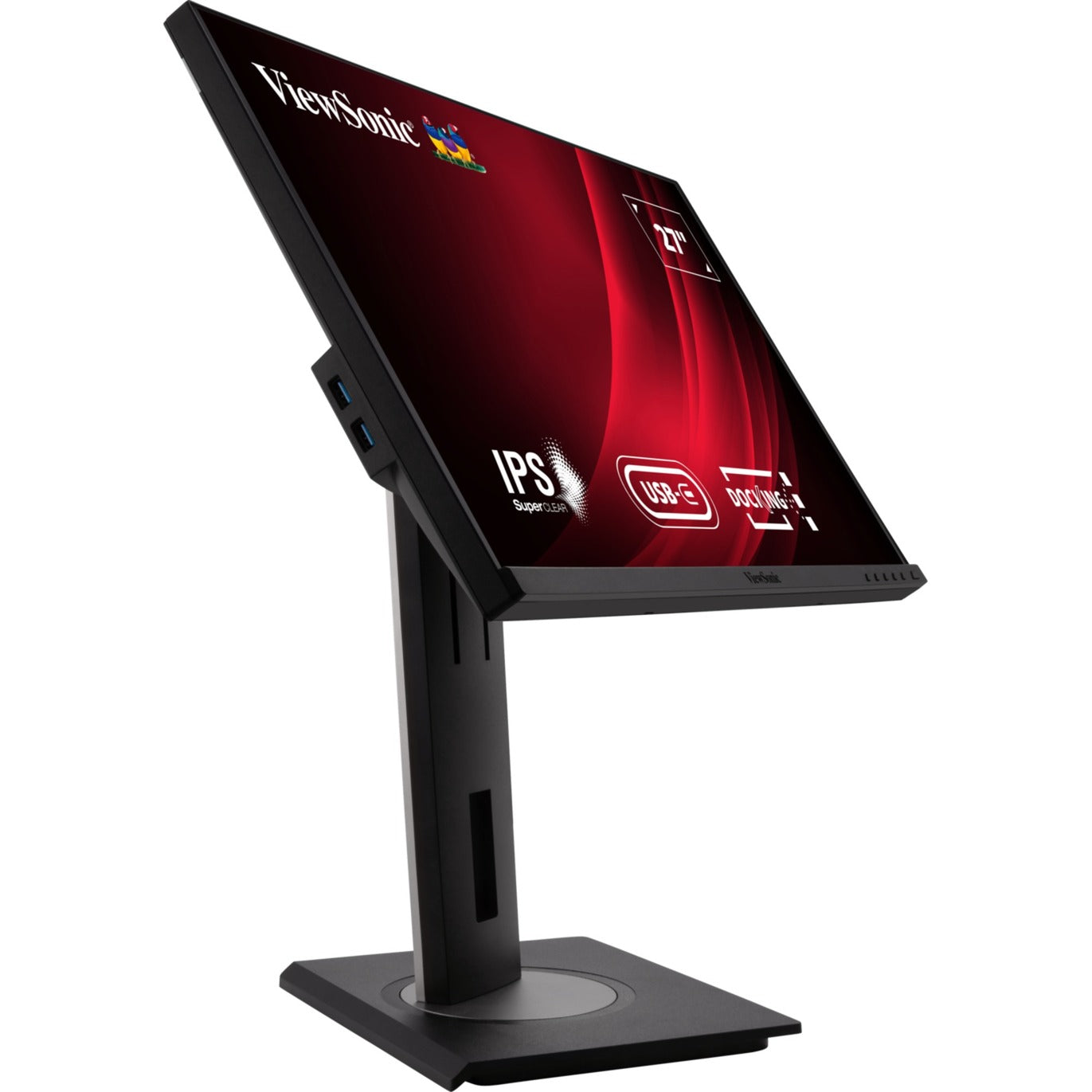 Monitor de acoplamiento Viewsonic vg2756-4k 27 (negro (mate), 1x HDMI, 1x puerto de pantalla, USB-C, USB-A, USB-B, sonido)