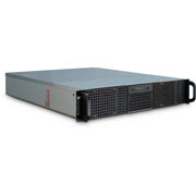 Inter-tech ipc 2u-20255 rack behuizing (zwart | 2x usb-a) - afbeelding 1
