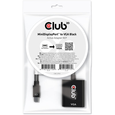 Club 3d mini-displayport naar vga actieve adapter