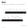 Club 3d thunderbolt 4 12-in-1 dock dockingstation (zwart)