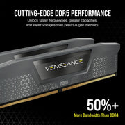 Corsair vengeance 32 gb ddr5-6000 (2x 16 gb) werkgeheugen (grijs, cmk32gx5m2b6000z30, expo) - afbeelding 8