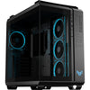 Custodia midi tower Asus tuf gaming gt502 Horizon Argb (nero | 3x USB-A | 1x USB-C | vetro temperato)