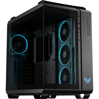 Asus tuf gaming gt502 horizon argb midi tower housing (black | 3x usb-a | 1x usb-c | tempered glass)
