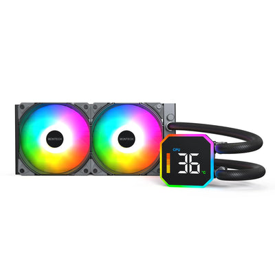 Montech hyperflow digital 240 water cooling (black)