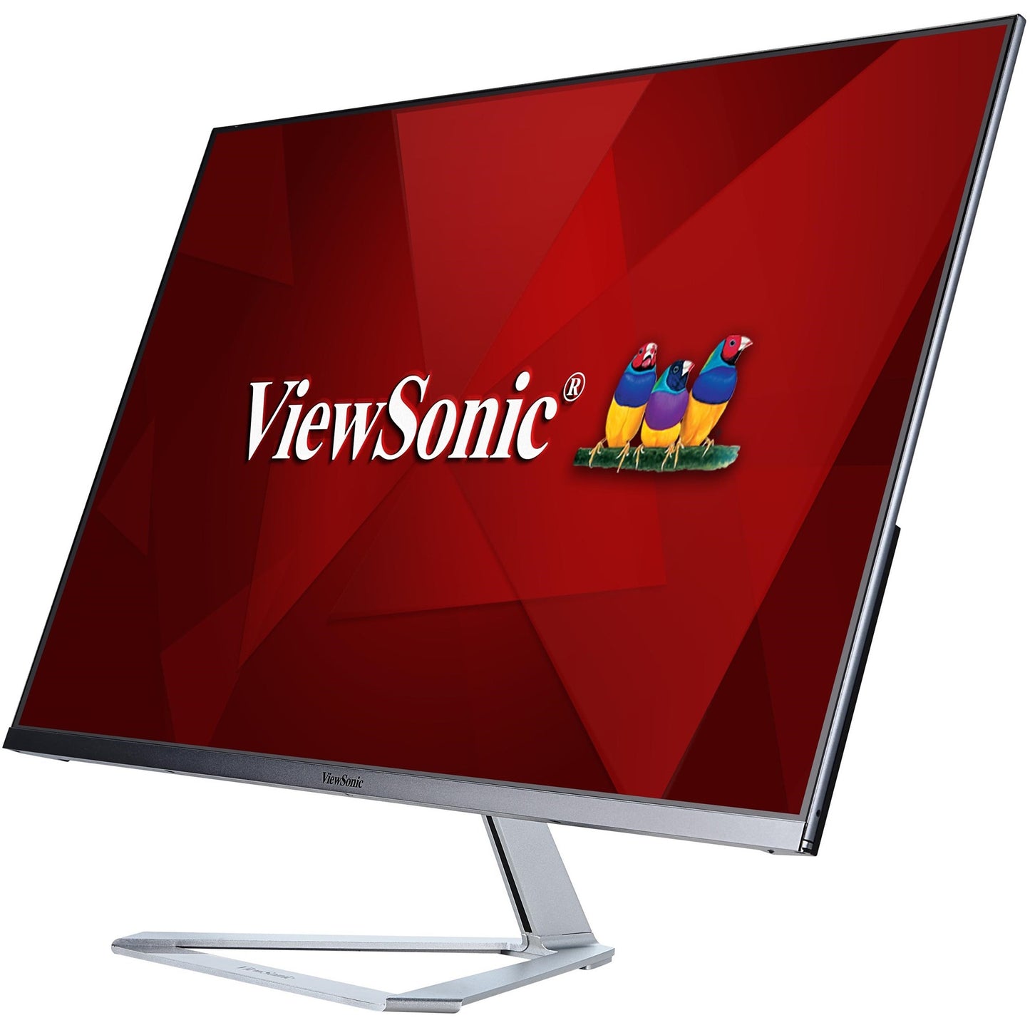 Viewsonic vx3276-mhd-3 31.5 monitor (zwart (mat) zilver, 1x hdmi, 1x displayport, vga, audio)