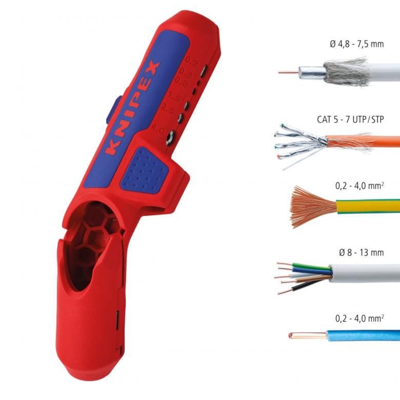 Knipex ergostrip Herramientas de desmantelamiento universal 16 9