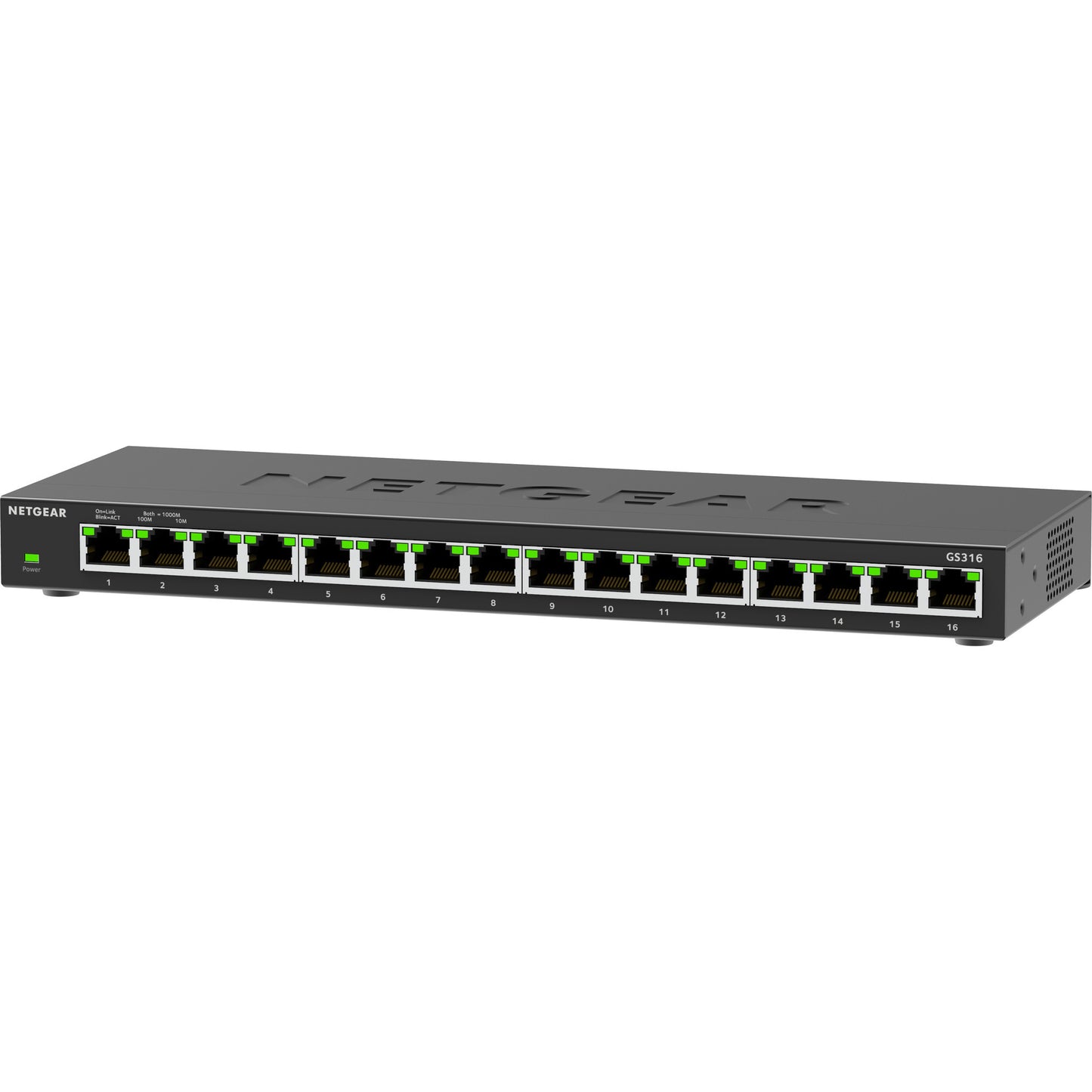 Interruttore Netgear gs316v3 (nero)