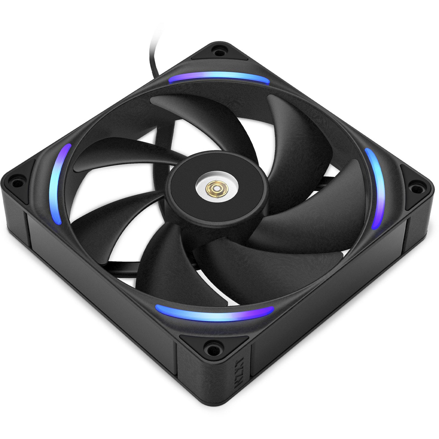 Nzxt f140x rgb ventilador de caja (negro, 140 x 140 x 30 mm, pwm)