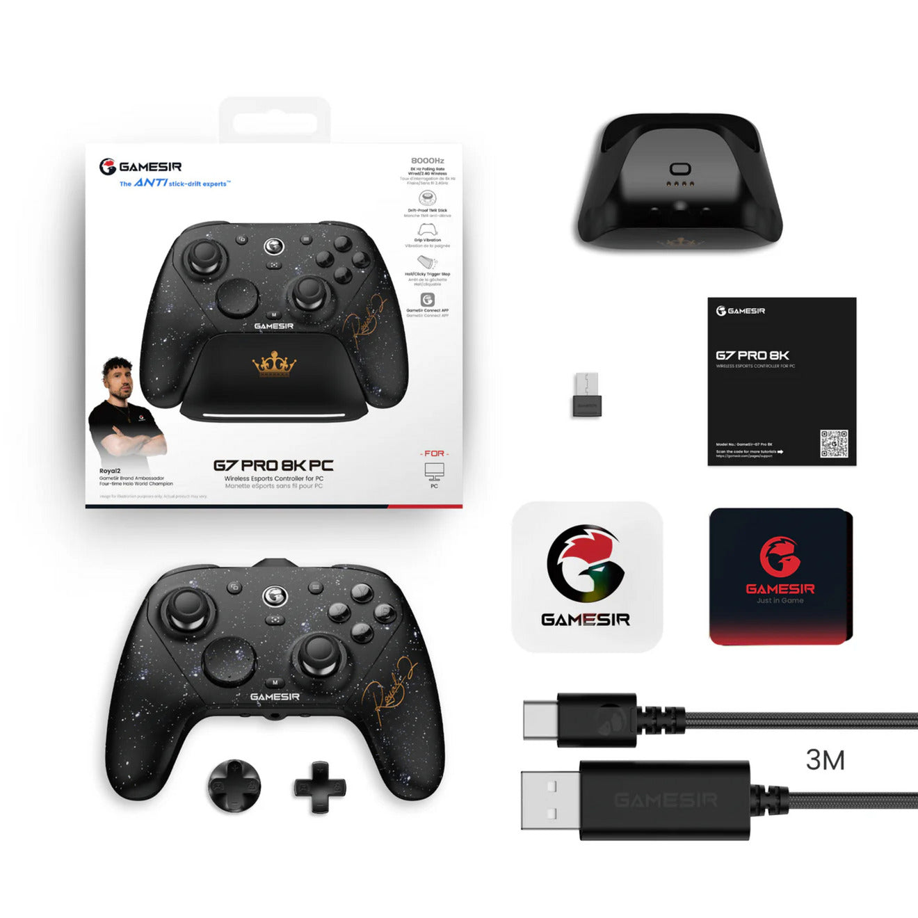 Gamesir g7 pro 8k pc - royal2 edition gamepad (black)